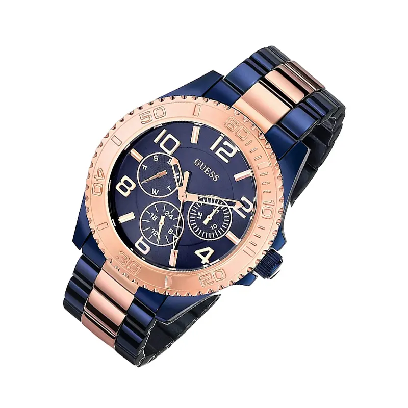 Guess BFF Blue Dial Dual-tone Fashion Ladies Watch- W0231L6